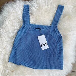 ZARA KNIT CROP NWT SMALL